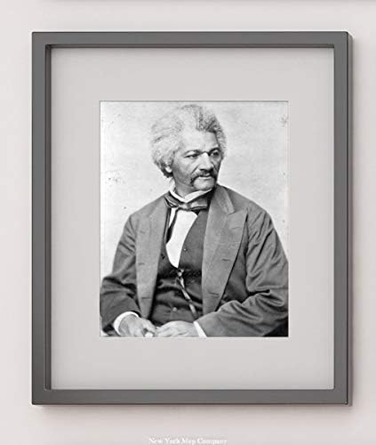תצלומים אינסופיים פרדריק דוגלס 1870 דיוקן | עבד לשעבר, רפורמטור חברתי, חוטף, אורטור, סופר ומדינאי | 8x10 תצלום היסטורי שחור לבן היסטורי
